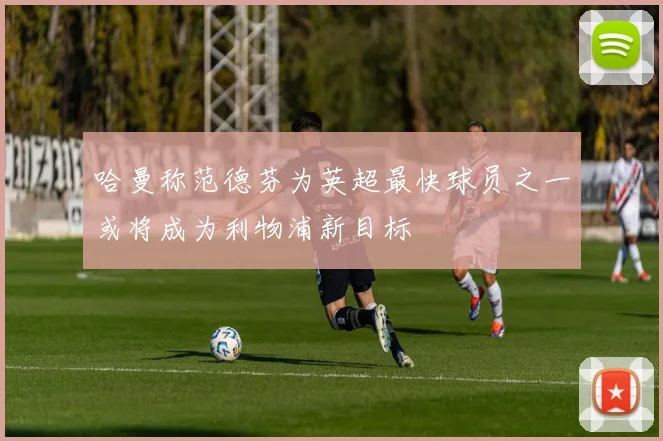 哈曼称范德芬为英超最快球员之一或将成为利物浦新目标